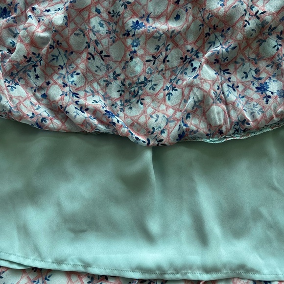 🦋HP🦋 NWT The Ribbon Ellie Nap Dress - Pink Basketweave Vine - Sz M - Picture 10 of 10